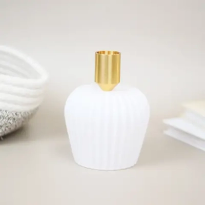 Подсвечник «Богема» 8,5*11,5 см, Белый