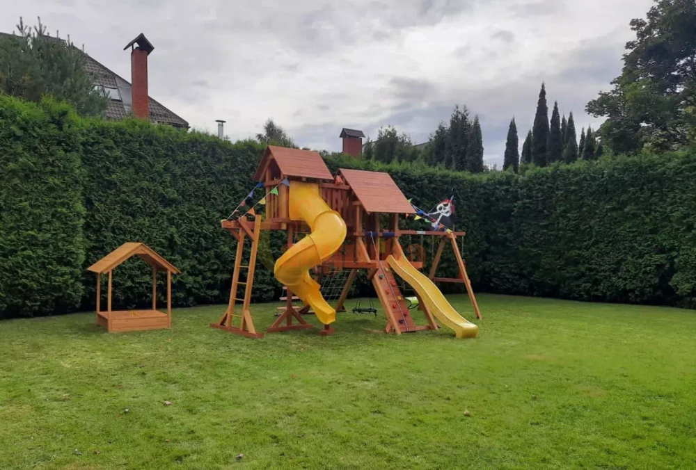 Деревянный игровой комплекс Савушка Lux - 14