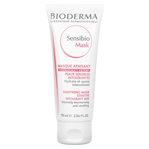 Bioderma, Sensibio Mask, для чувствительной и непереносимой кожи, без отдушек, 75 мл (2,54 жидк. унц.)