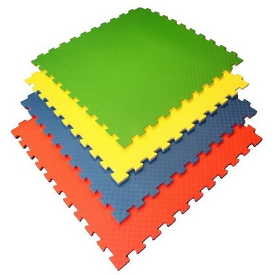 Покрытие для детских игровых зон (1 плита 100x100x1,2 см, 1кв.м./уп) с кромками