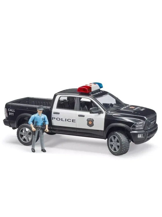 Полицейский пикап RAM 2500 с фигуркой Bruder 02505