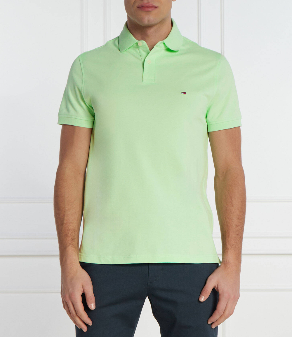 Поло Tommy Hilfiger - зеленый(MW0MW17770)