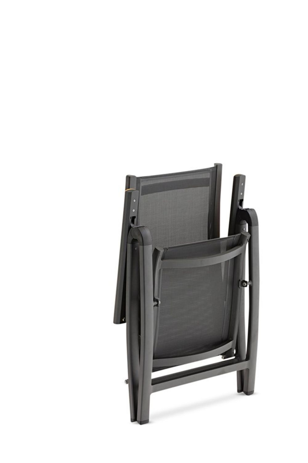 Lyon-Andy 280A+8N2R, комплект обеденной мебели антрацит/натуральный, алюминий/тик