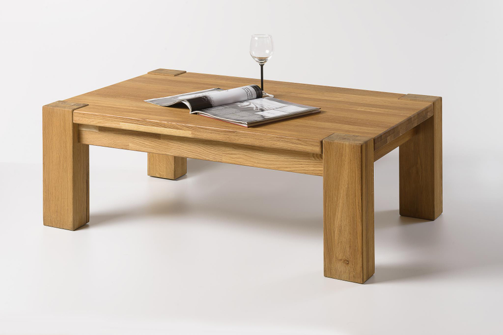 Стол журнальный из массива дуба Клермон-03