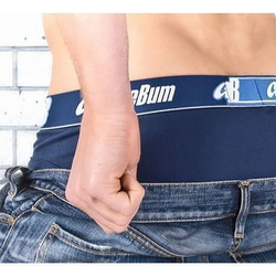 Мужские трусы хипсы темно-синие Aussiebum Flex Indigo AB00126