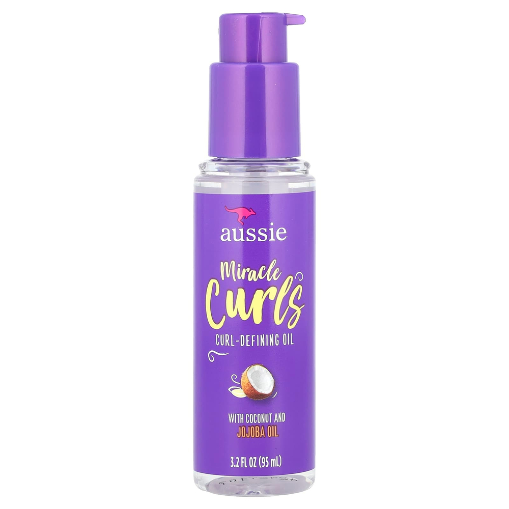 Aussie, Miracle Curls, масло для определения локонов, 95 мл (3,2 жидк. унц.)