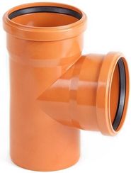 Тройник НПВХ 87º