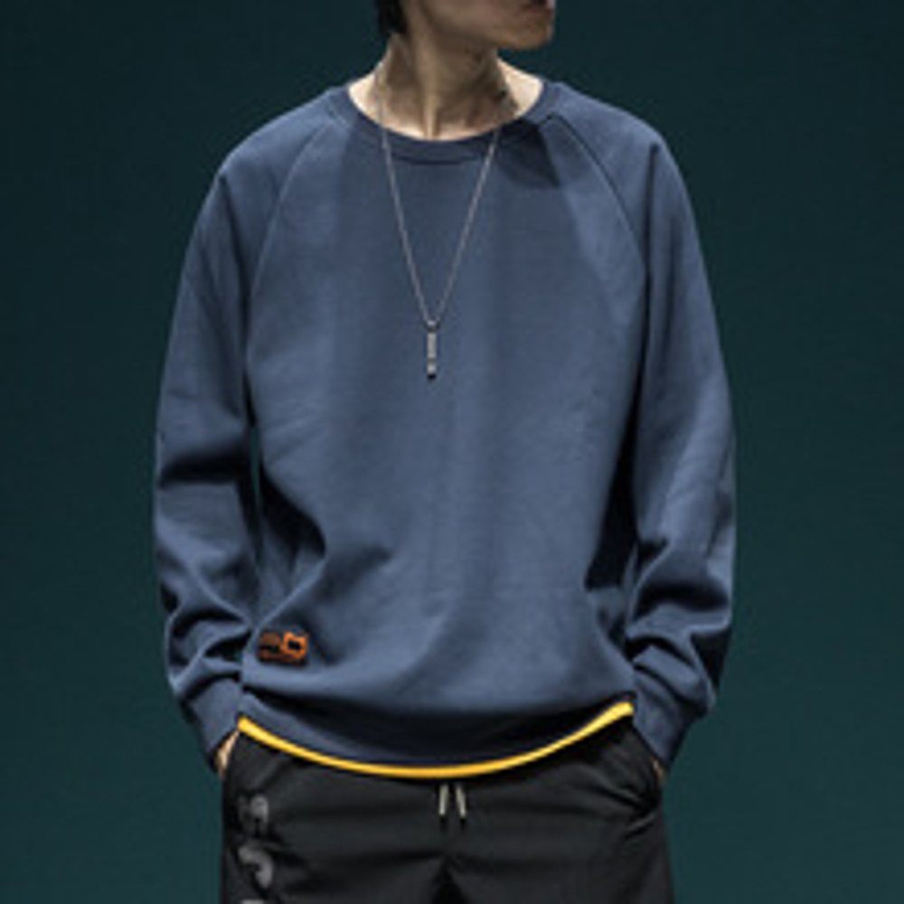 Толстовка универсальная в Японском стиле из двух частей на осень с круглым вырезом