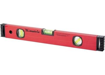Уровень алюминиевый, 1000 мм, фрезерованный, 3 глазка Matrix 33610