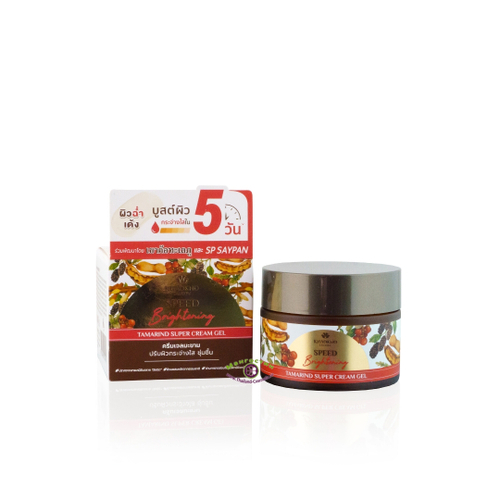 Супер крем-гель с тамариндом для сияния кожи лица Speed Brightening Tamarind Super Cream Gel Khaokho Talaypu