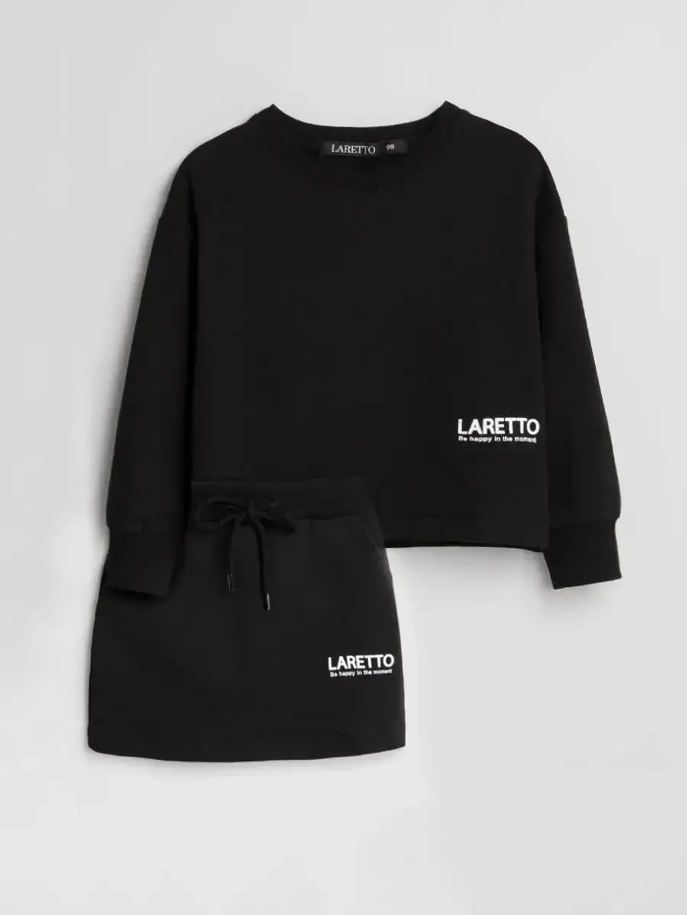 Костюм для девочек, свитшот и юбка