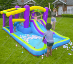 Детский батут для дачи "Водная пушка" 4*2,85*1,8 м