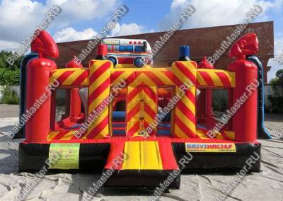 Надувной батут "Пожарная площадка" 6*5*4 м