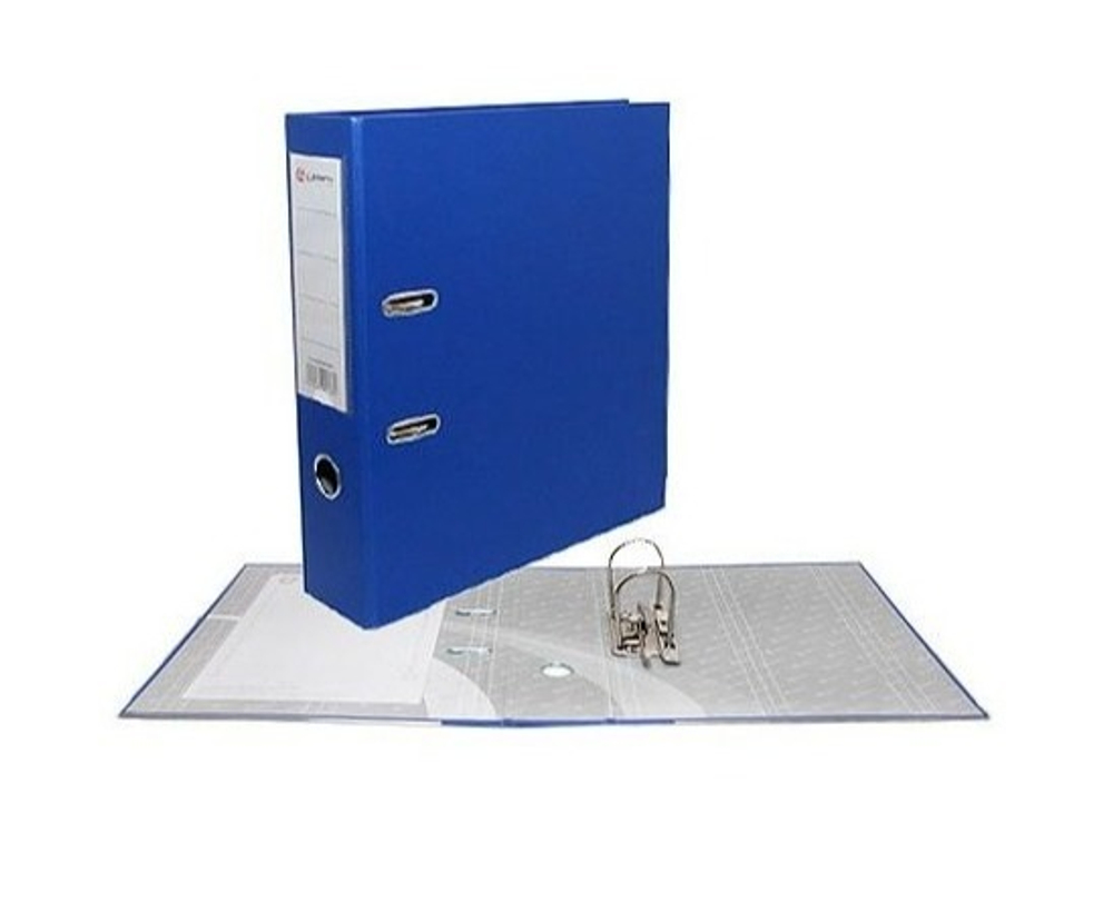 Регистратор 75мм PVC Lamark синий AF0600-BL