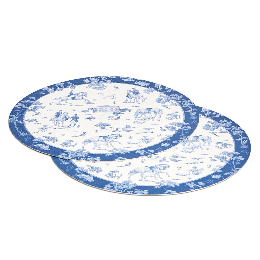 НАБОР ПОДСТАНОВОЧНЫХ САЛФЕТОК "DE JOUY" ИЗ 2 ШТ., ДИАМЕТР=38 СМ