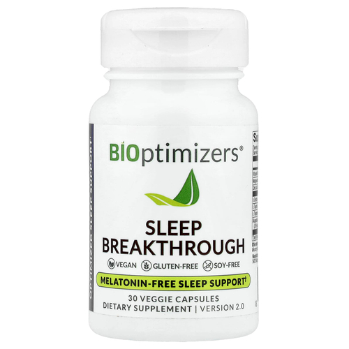 BIOptimizers, Sleep Breakthrough, 30 растительных капсул