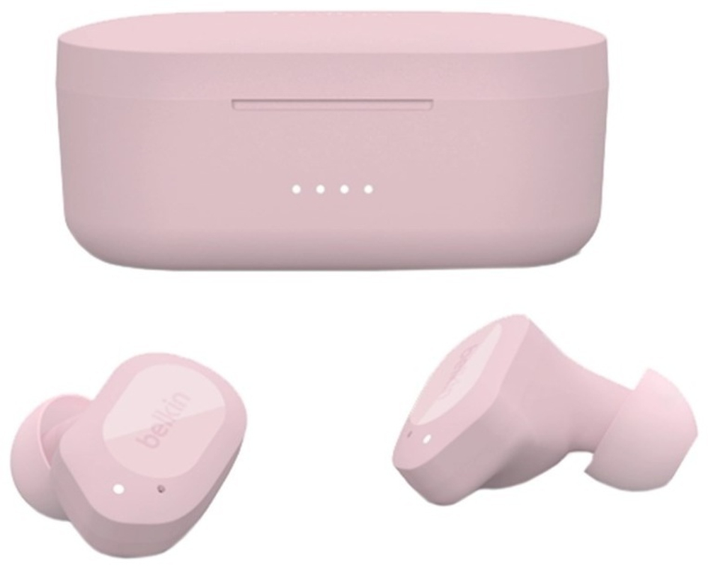 Наушники Belkin SoundForm Play True розовый