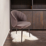 Стул Mont Blanc, бархат антрацит 14 / черный конус