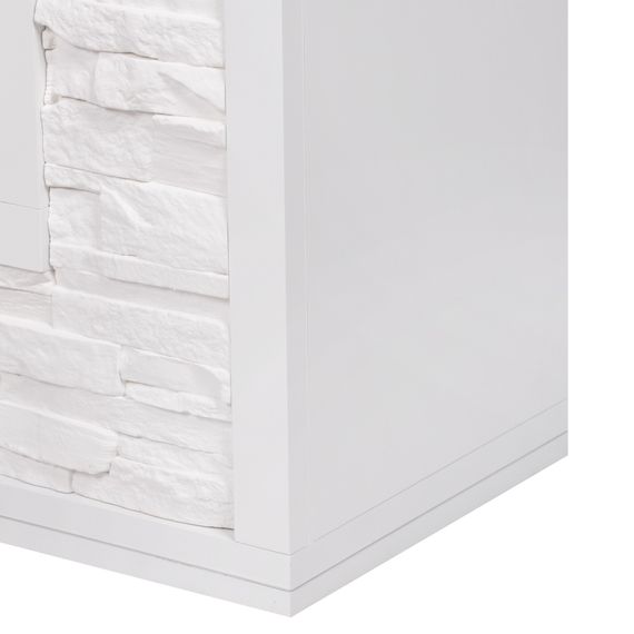 Портал Firelight Loft 30 камень белый, белая эмаль купить в Москве и Московской области по низкой цене с доставкой по России — (4) Портал Firelight Loft 30 камень белый, белая эмаль — (4)