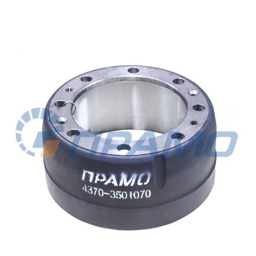 4370-3501070 (ПРАМО) Барабан тормозной передний (8 отверстий) для МАЗ-4370