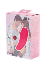 Розовый вибратор FLIRTY для ношения в трусиках (Цвет: розовый)