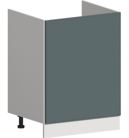 Кухня Модуль ШНМ 600М Графит / Бирюзовая мята