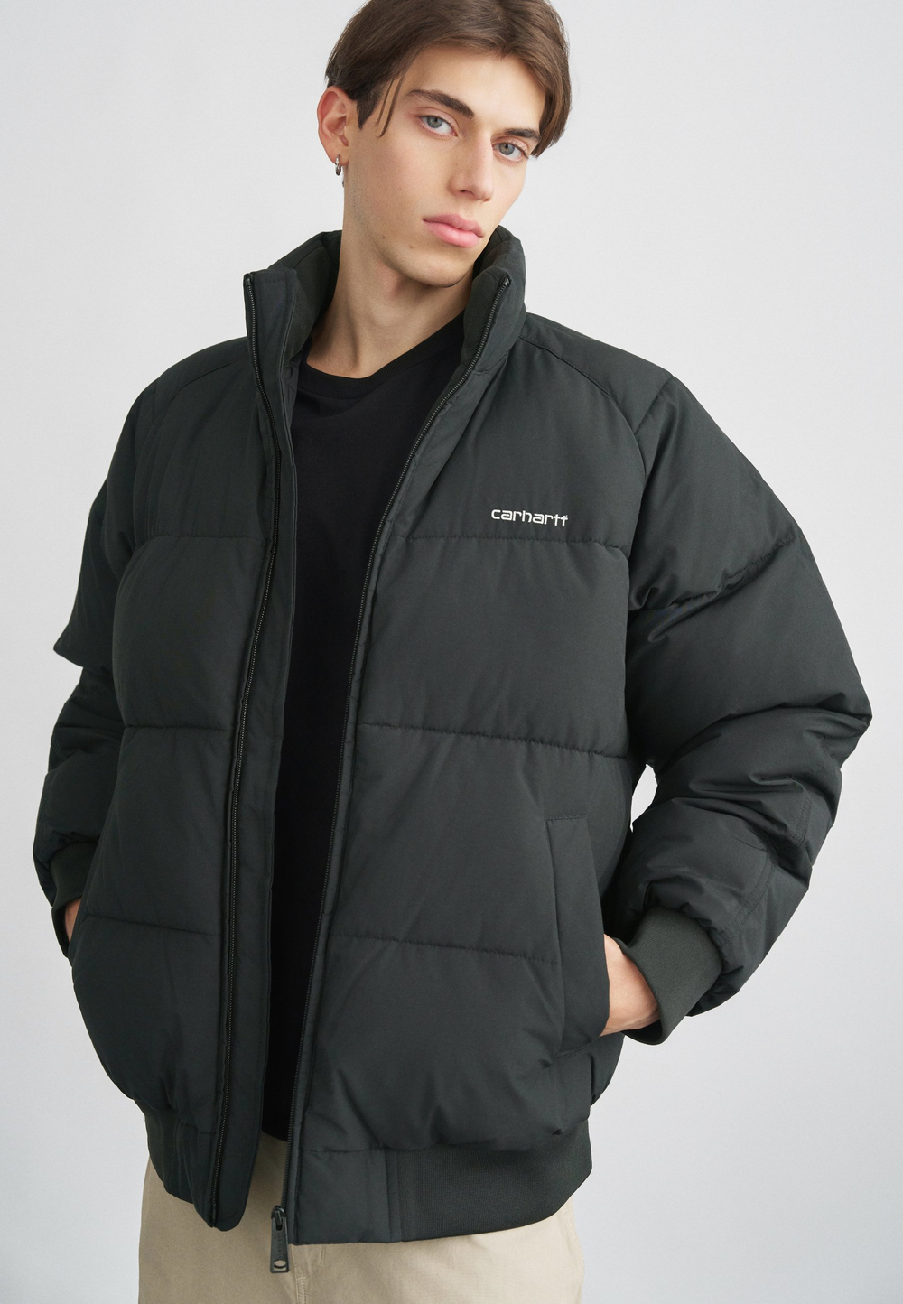 Carhartt WIP NEBRASKA - Зимняя куртка - Чёрный