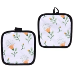 Прихватка в наборе «HERBAL», полевые цветы, 17*17 см, 2 шт