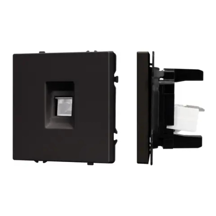 Механизм компьютерной розетки SCT-NOBE-MPC1-SFPL-BK (RJ-45, CAT6) (Arlight, -) 054305