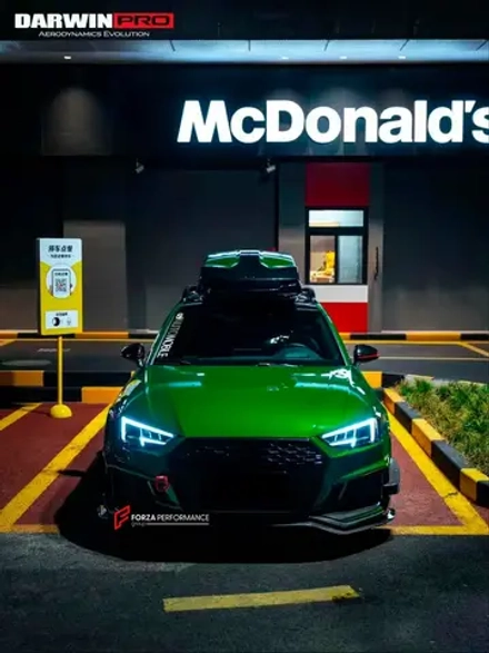 Карбоновый обвес для AUDI RS4 B9 Рестайлинг 2019+ Ауди аэродинамический обвес