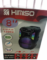 Беспроводная колонка KIMISO колонка QS-4801 с микрофоном, черный