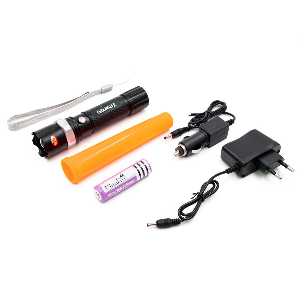 Фонарь ручной &quot;СИБИРСКИЙ СЛЕДОПЫТ-Эксперт&quot;, 1L, zoom, аккум.1x2200mAh, 3хААА/100/