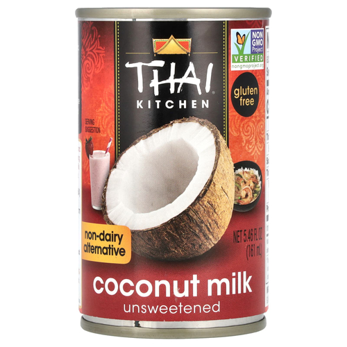 Thai Kitchen, Кокосовое молоко, несладкое, 161 мл (5,46 жидк. унц.)