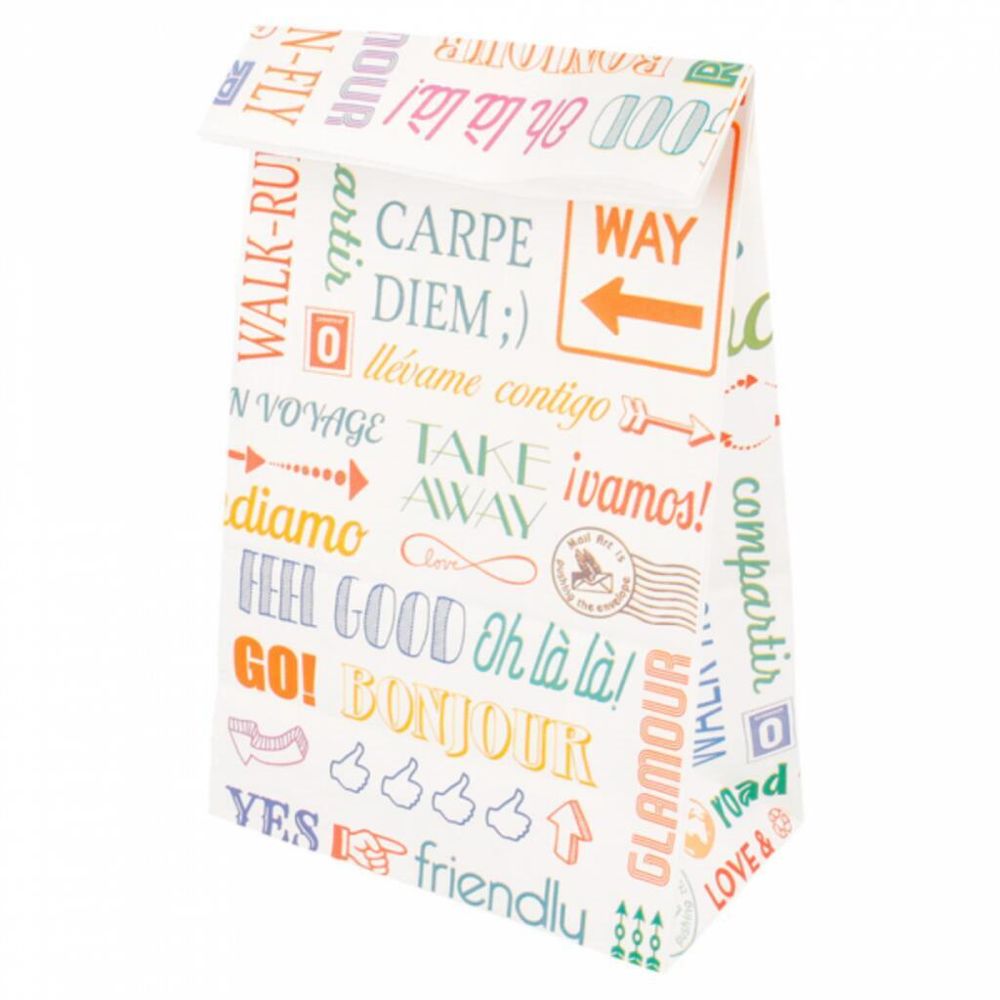 Пакет для покупок без ручек Parole 14+8*24 см, крафт-бумага, Garcia de PouИспания