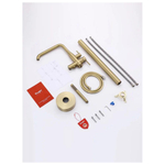 Смеситель для ванны напольный Raglo R20.33.03, золотой сатин