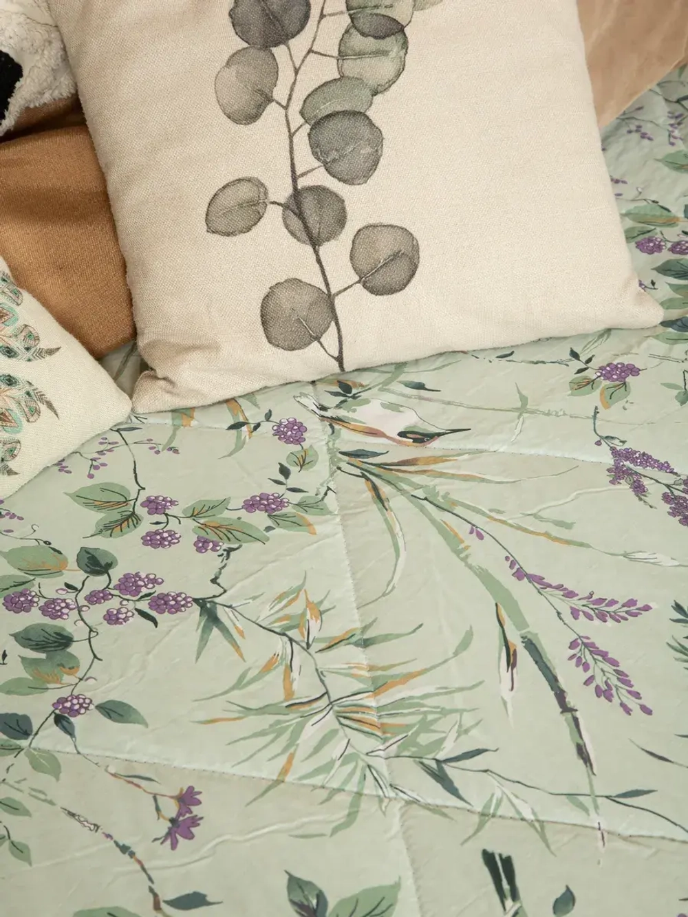 Одеяло лен двуспальное 172 х 205 утепленное зимнее льняное