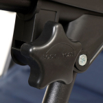 Шезлонг пляжный складной, металл, 165х65х110 см, 100 кг, 2 положения спинки, темный сапфир, двухслойный, YTLC013(2)-blue