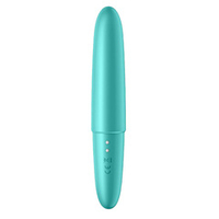 Бирюзовый мини-вибратор 13см Satisfyer Ultra Power Bullet 6