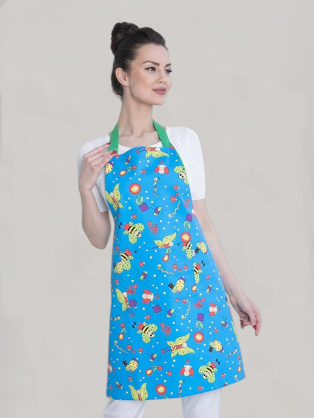 Поварской фартук | Ф-208 тередо принт