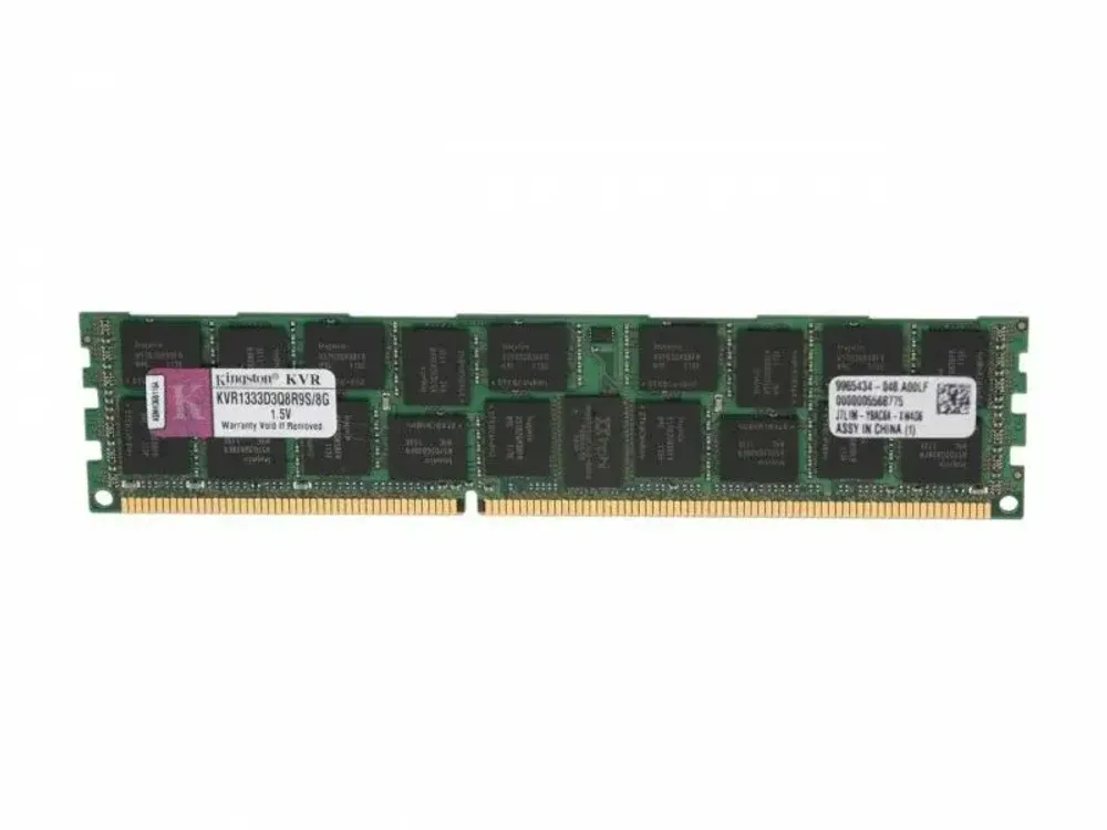 Оперативная память Kingston 8GB 4Rx8 PC3-10600R ECC REG KVR1333D3Q8R9S/8G