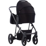 Коляска 2 в 1 Bebetto FLAVIO 10 (черный) серая рама