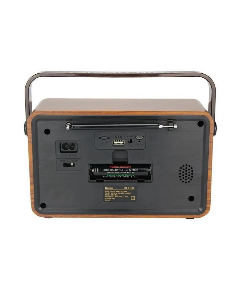 Радиоприемник в ретро стиле с MP3 плеером +BT MD-510BT