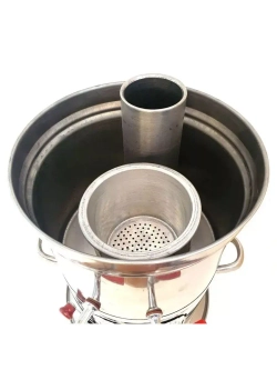 Самовар дровяной с 2 кранниками 3,5л .
