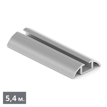 СТАНДАРТ Направляющая нижняя однополозная (5,40 м) хром матовый (AL) (AS0108) Aristo