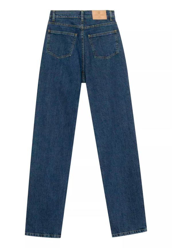 Джинсы 2355 Slim Straight женские dark blue - фото 4