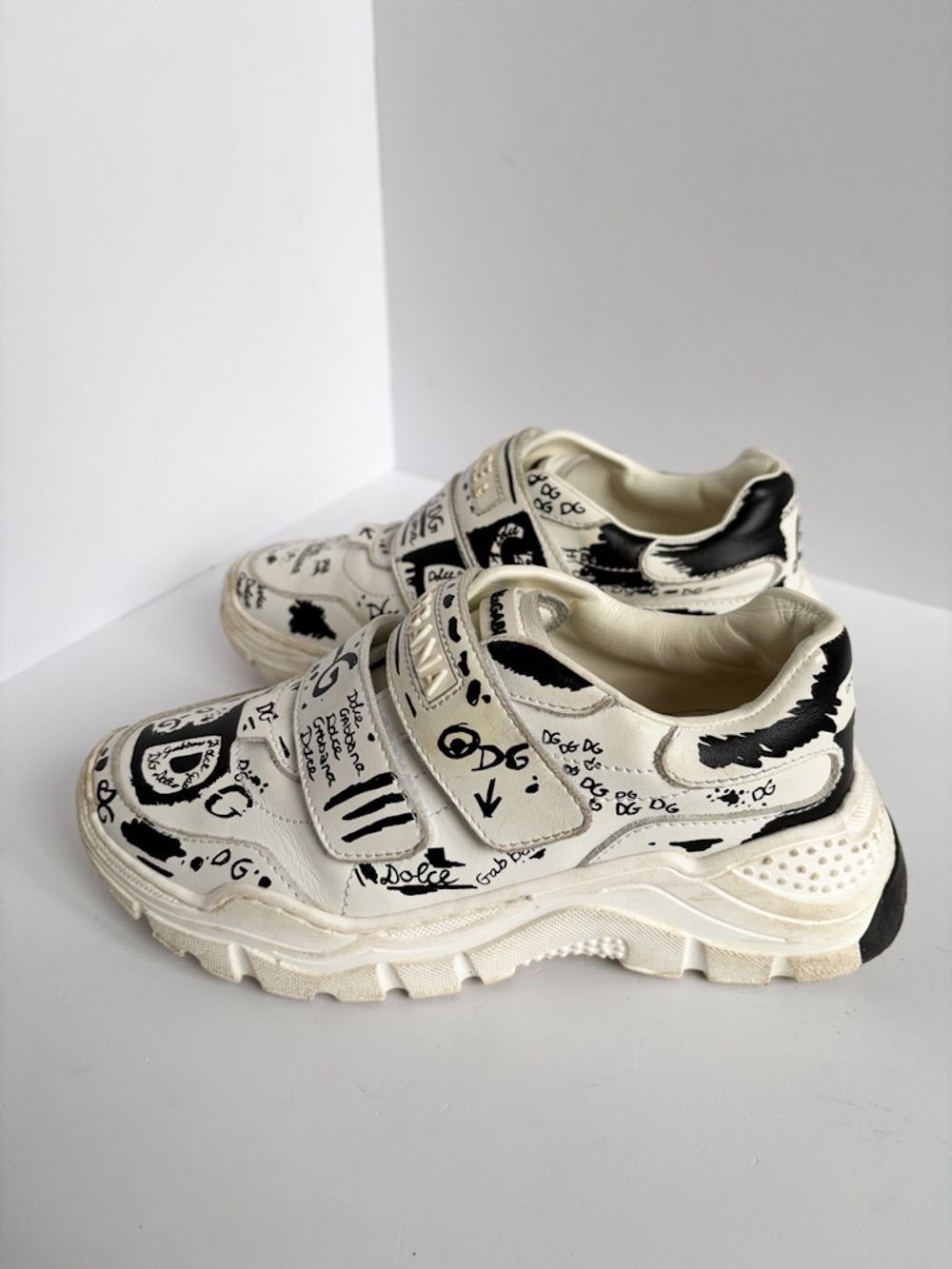 Кожаные кроссовки Dolce & Gabbana, 30