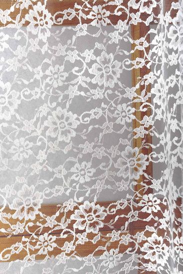 Длинные шторы Люси-Т гипюр жаккардовый (белый)