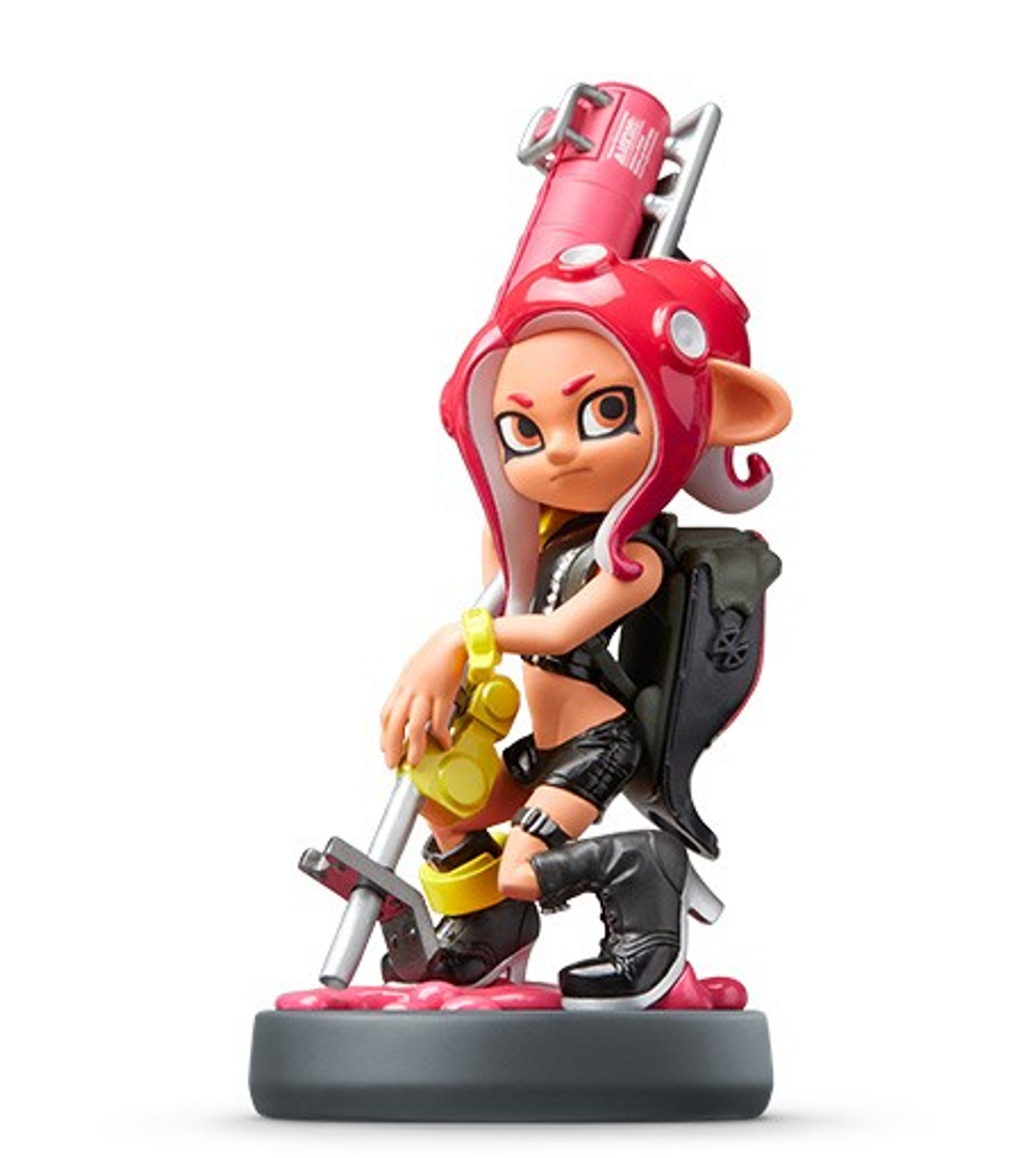 Набор из 3-х фигурок Amiibo Octoling Boy, Octoling Girl, Octoling Octopus (Splatoon 2 Collection)