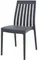 Стул пластиковый Soho темно-серый