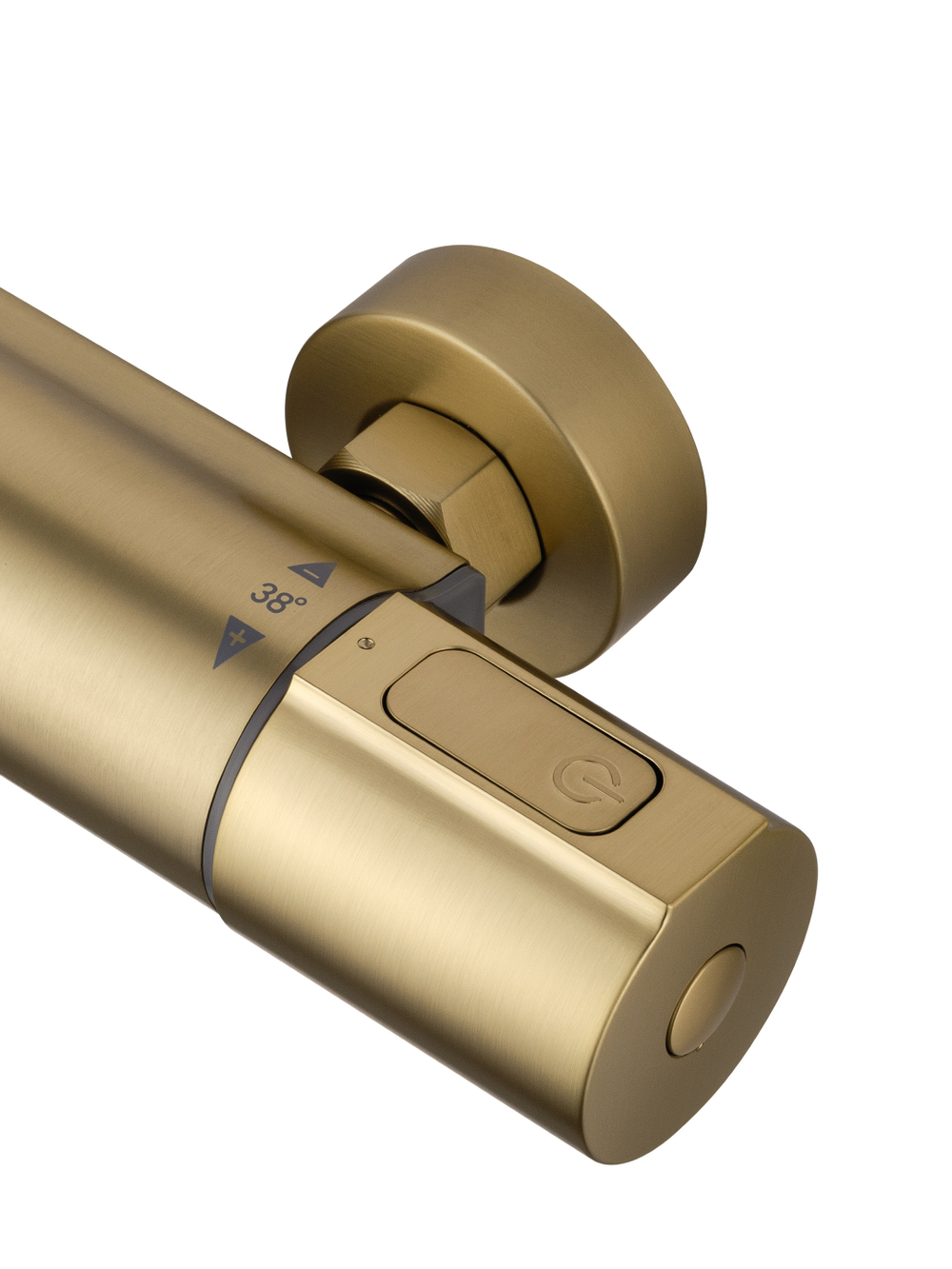 Смеситель для душа с термостатом WONZON & WOGHAND INN 2, Брашированное золото (WW-A2006-A-BG)